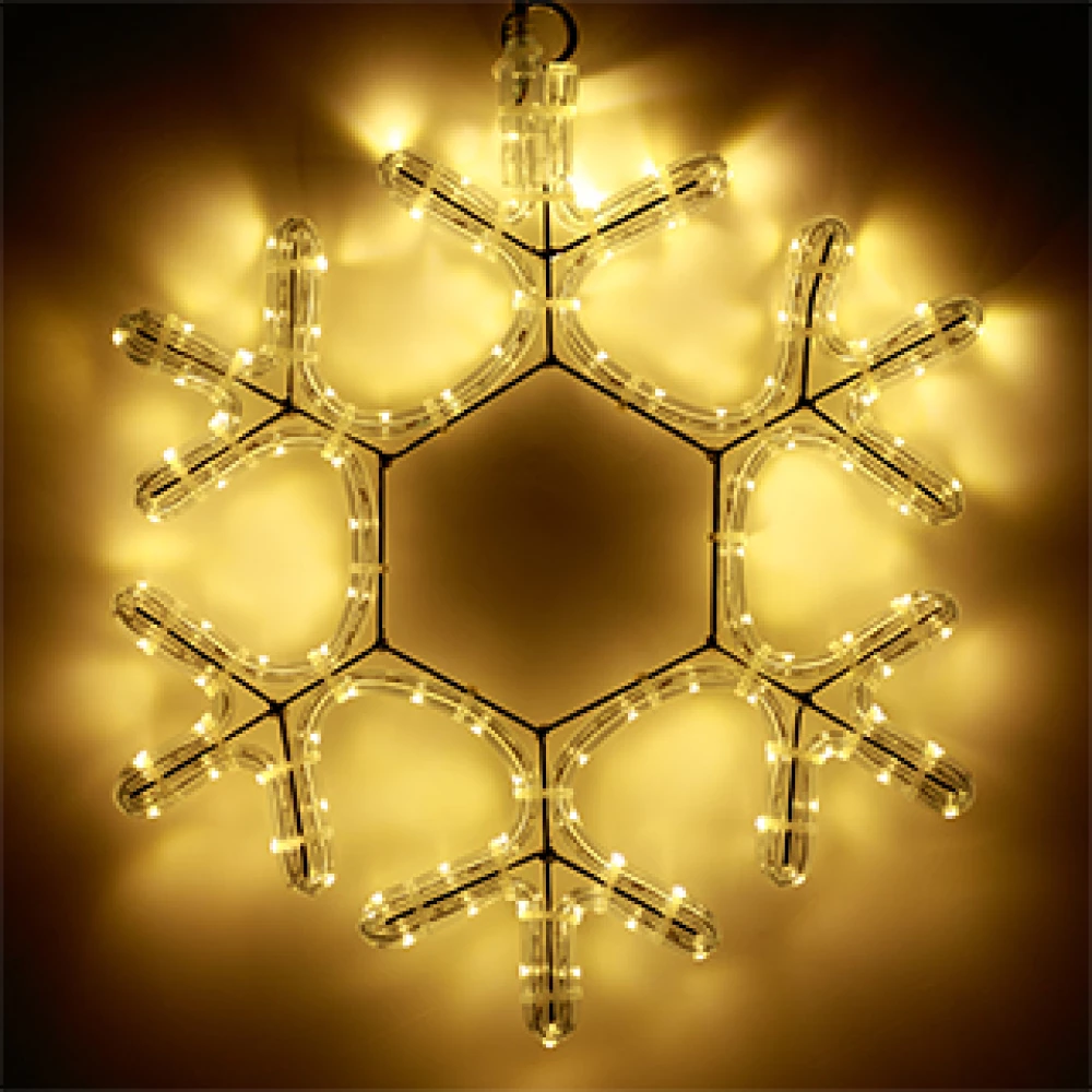 Фигура cветодиодная ARD-SNOWFLAKE-M7-450x375-108LED Warm (230V, 6.5W) (Ardecoled, IP65, 1 год) 025315 - Viokon.com