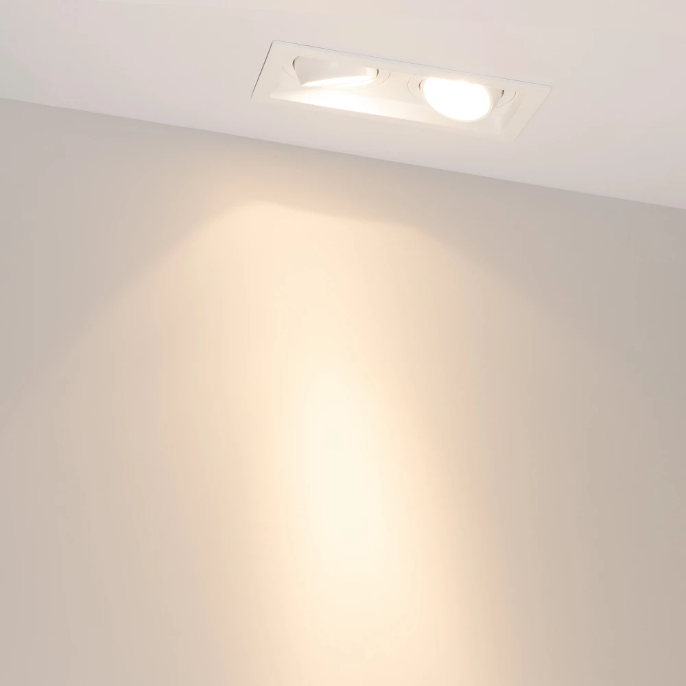 Светильник MS-VORTEX-BUILT-S170x90-2x12W Warm3000 (WH-WH, 20 deg, 230V) (Arlight, IP20 Металл, 5 лет) 057760 - Viokon.com
