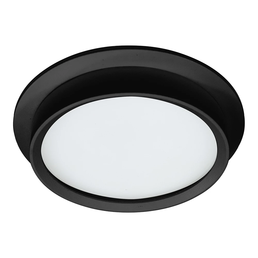 Светильник встраиваемый Feron DL704 потолочный GX70 черный круг IP44 (51106) - Viokon.com