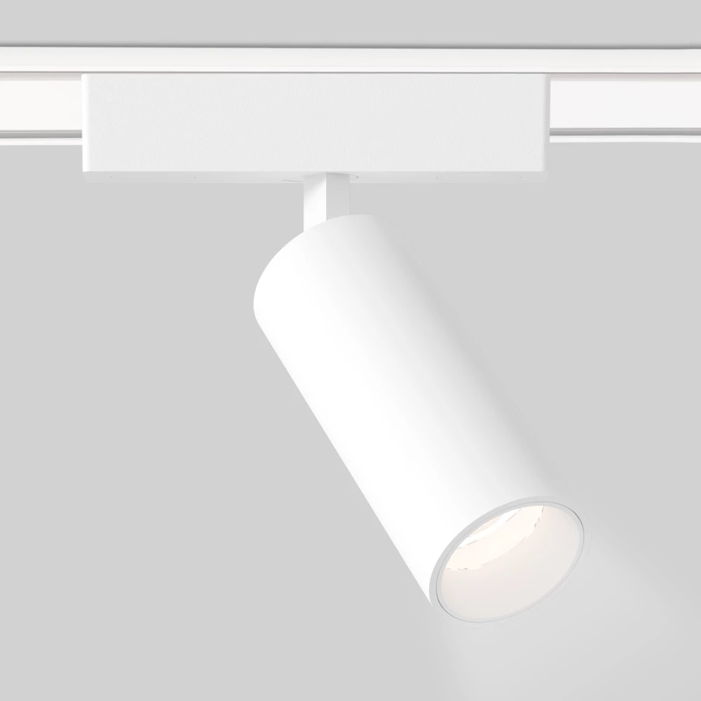 Светильник светодиодный трековый для шинопровода Magnetic Ultra Slim GV1505 WH белый IP20 9W 4200K 48V 24° D44*160 - Viokon.com