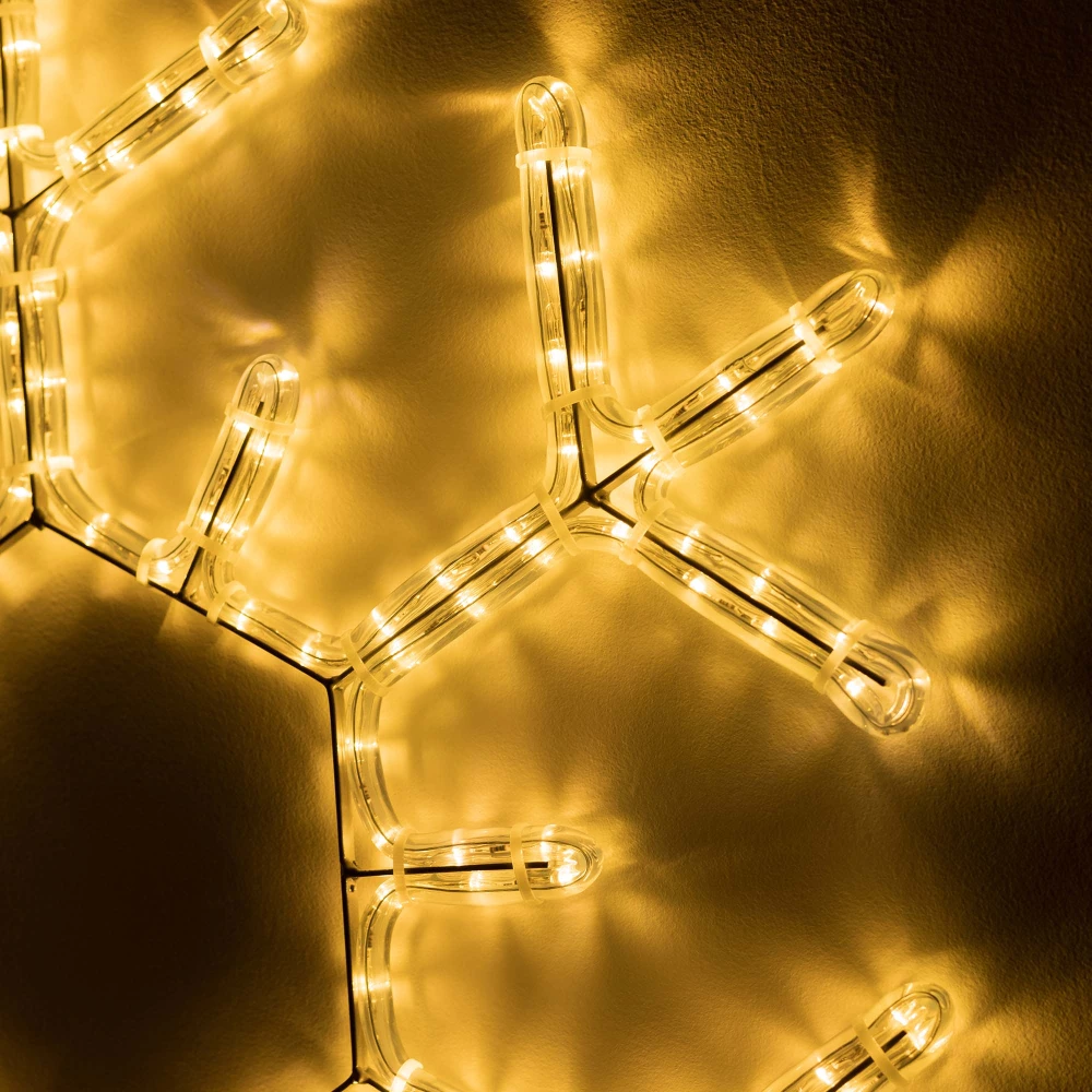 Фигура светодиодная ARD-SNOWFLAKE-M5-600x600-360LED Warm (230V, 20W) (Ardecoled, IP65, 1 год) 034253 - Viokon.com