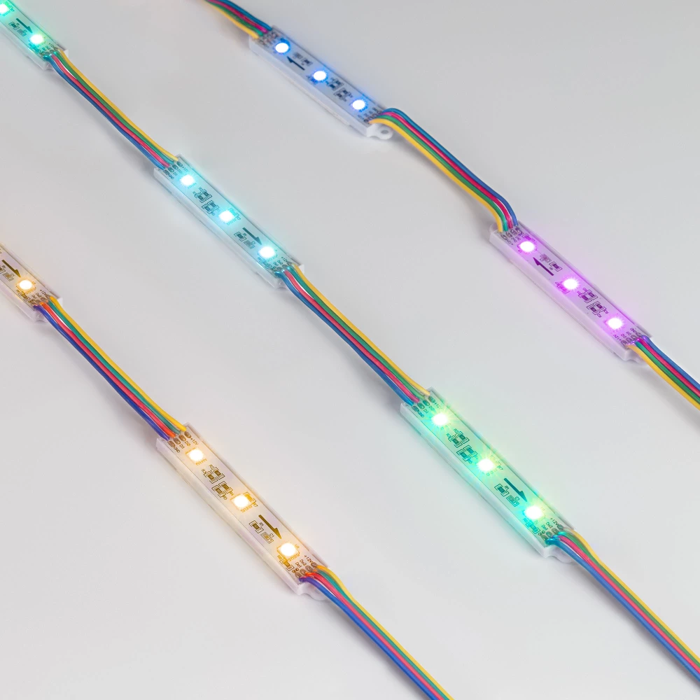 Модуль управляемый SPI-B3 12V RGB-RAM (0.6W, IP66, 120 deg) (Arlight, Пластик, 3 года) 036824 - Viokon.com