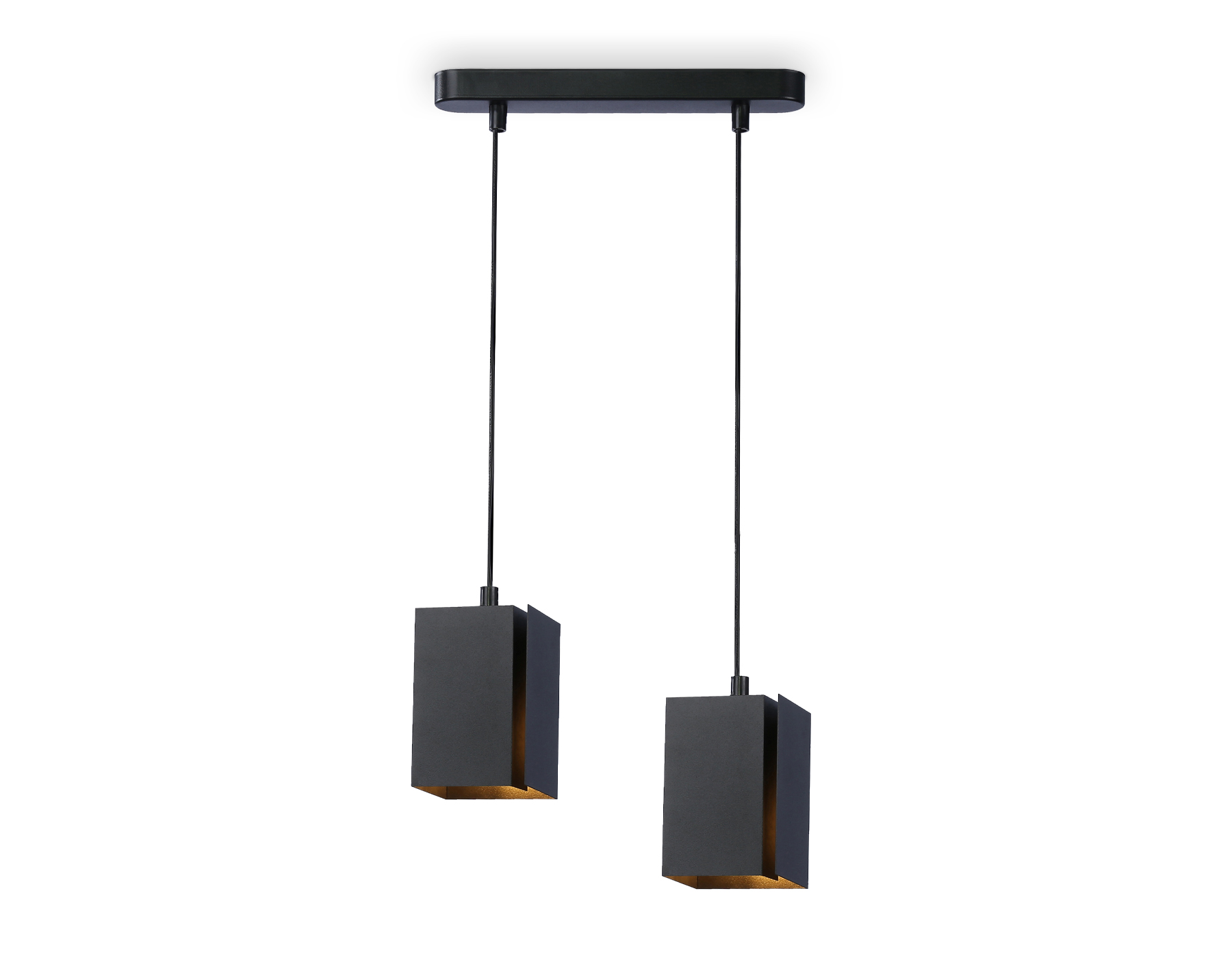 Светильник подвесной со сменной лампой G9 TN5133/2 BK черный E27/2 max 40W 260*80*1150 - Viokon.com