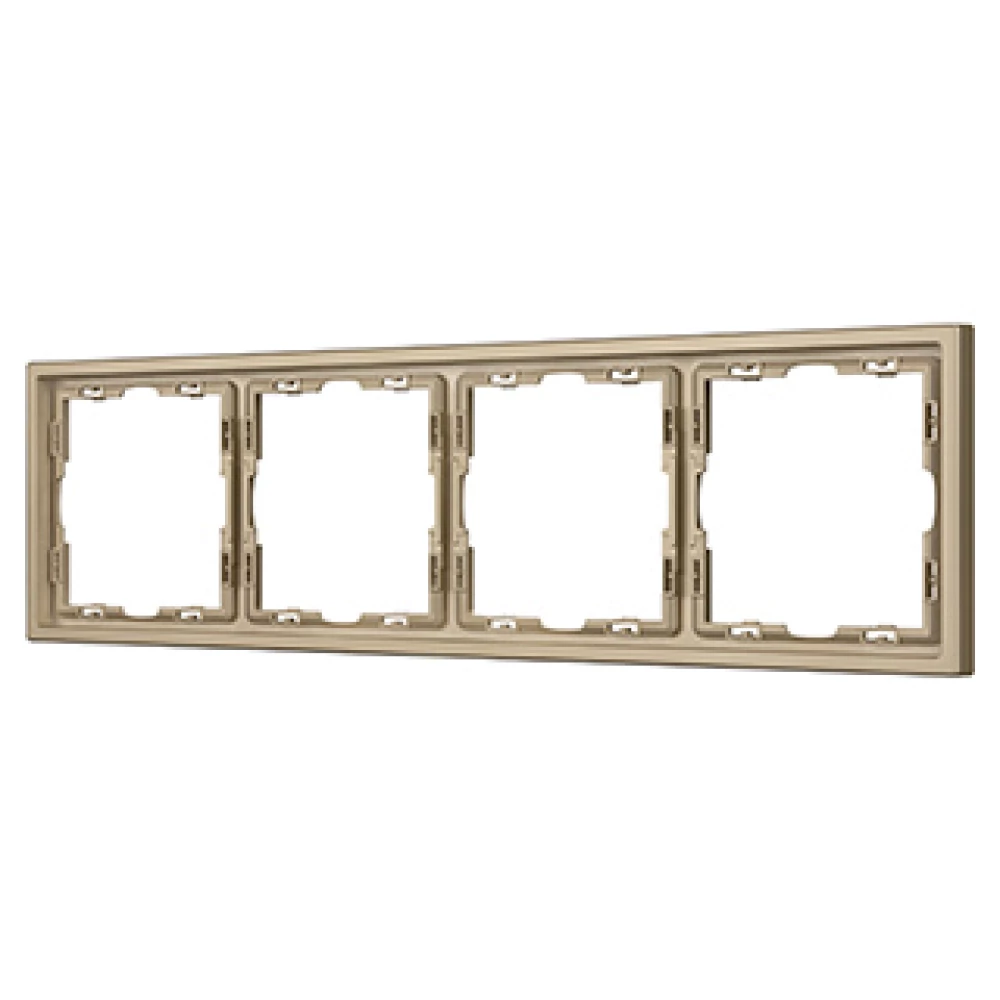 Рамка пластиковая FRM-NOBE-SFPL-4-GD (Arlight, Золотой песок) 054225 - Viokon.com