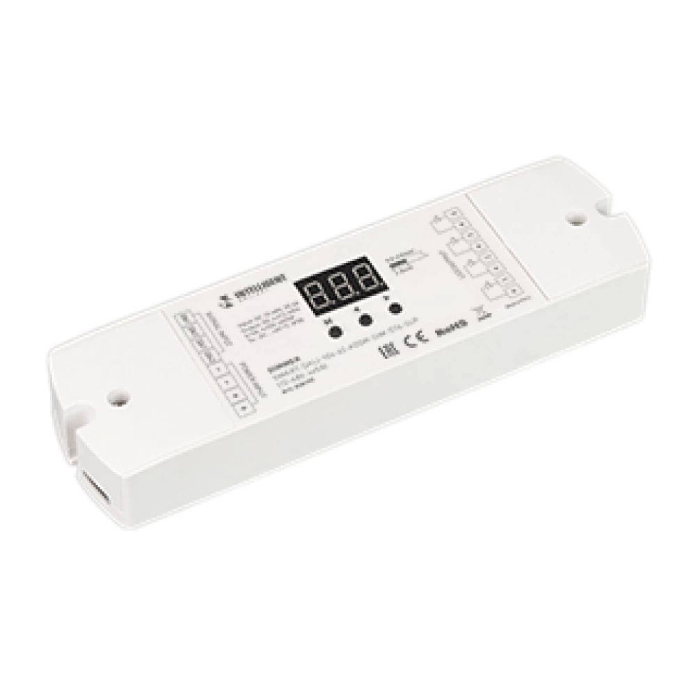 INTELLIGENT ARLIGHT Диммер SMART-DALI-104-62-ADDR-DIM-DT6-SUF (12-48V, 4x5A) (IARL, IP20 Пластик, 5 лет) 038157 - Viokon.com