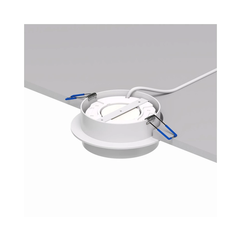 DK2090-WH Встраиваемый светильник FLAT IP 20 до 15 Вт GX53 LED белый алюминий - Viokon.com