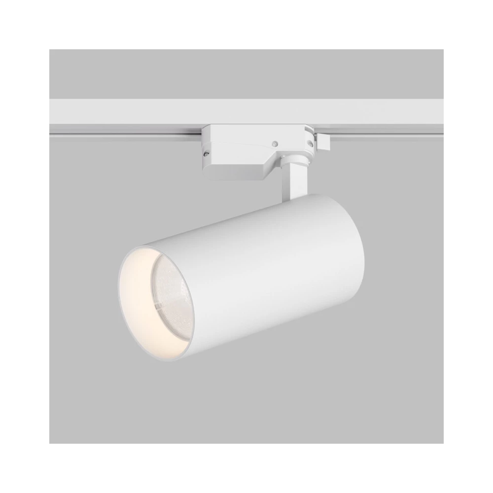 DK6455-WH Трековый светильник SOLID KOPER 155мм d80 220V LED 3000K 30W IP20 белый алюминий - Viokon.com