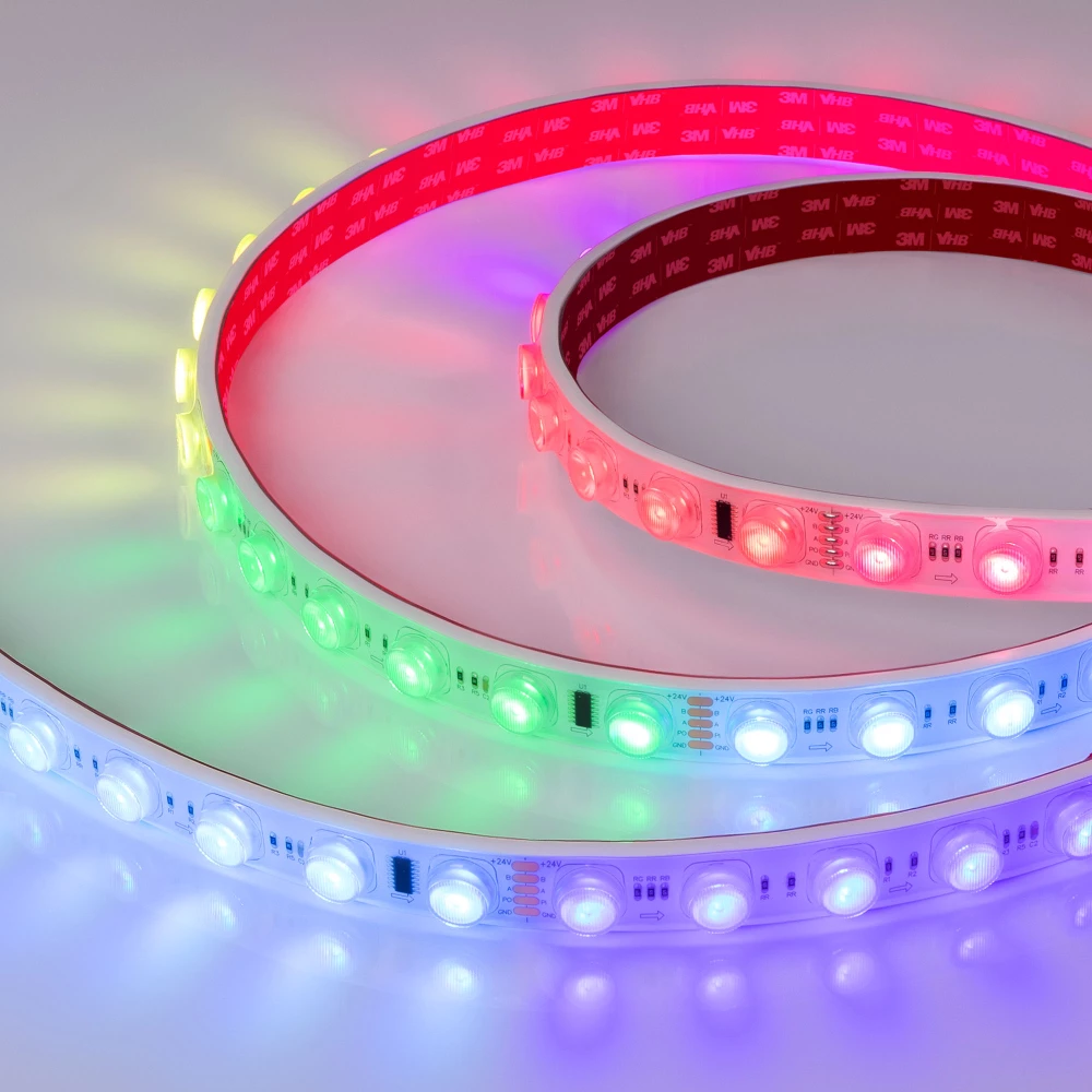 Лента герметичная DMX-FLT-PS-S36-23mm 24V RGB-PX6 (20 W/m, IP67, 30deg, 5m) (Arlight, -) 038297 - Viokon.com