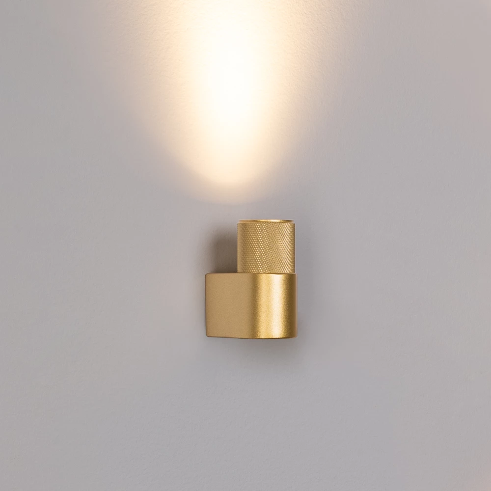 Светильник SP-SPICY-WALL-MINI-S60x39-3W Warm3000 (GD, 40 deg, 230V) (Arlight, IP20 Металл, 3 года) 035542 - Viokon.com