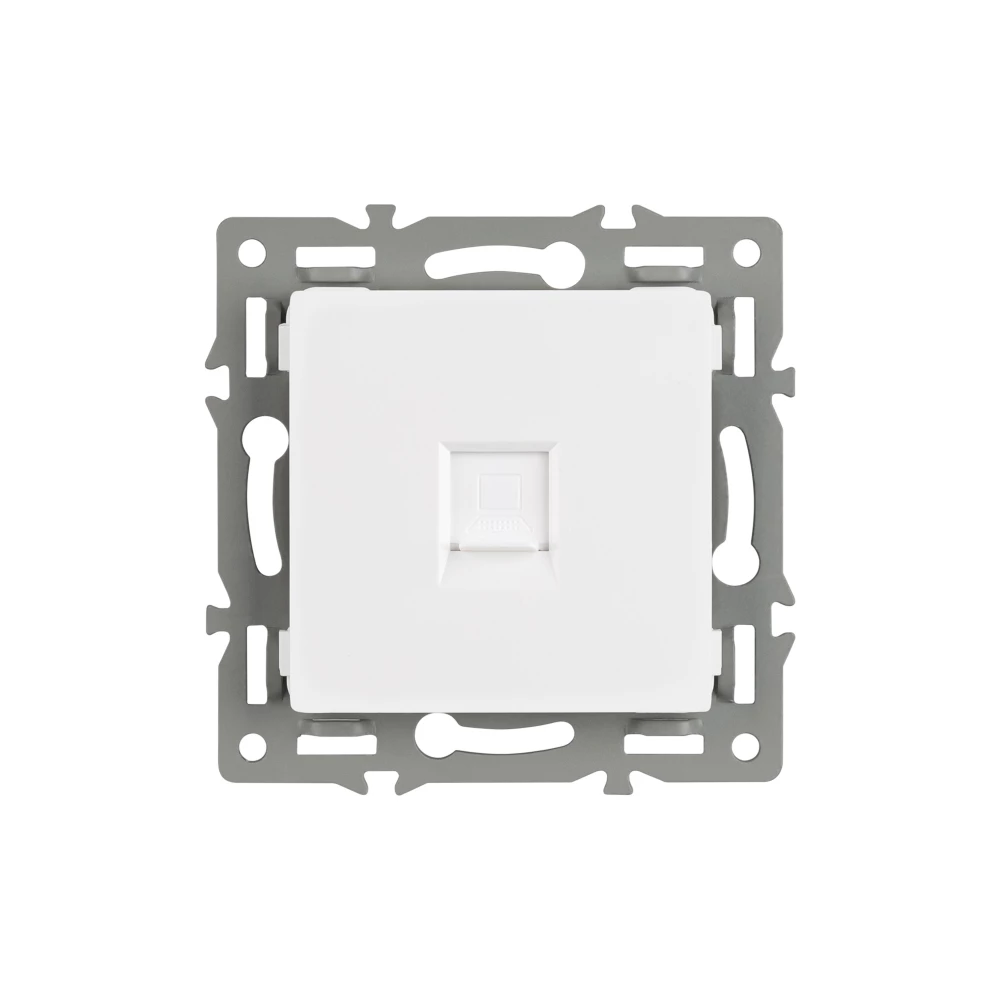 Механизм компьютерной розетки SCT-MPC1-PL-WH (RJ-45, CAT6) (Arlight, -) 045301 - Viokon.com