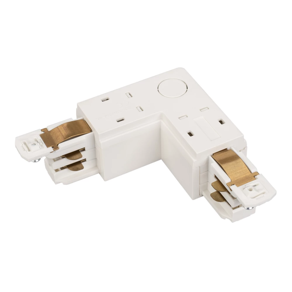 Коннектор угловой LGD-4TR-CON-L-INT-WH (D) (Arlight, IP20 Пластик, 3 года) 029300 - Viokon.com