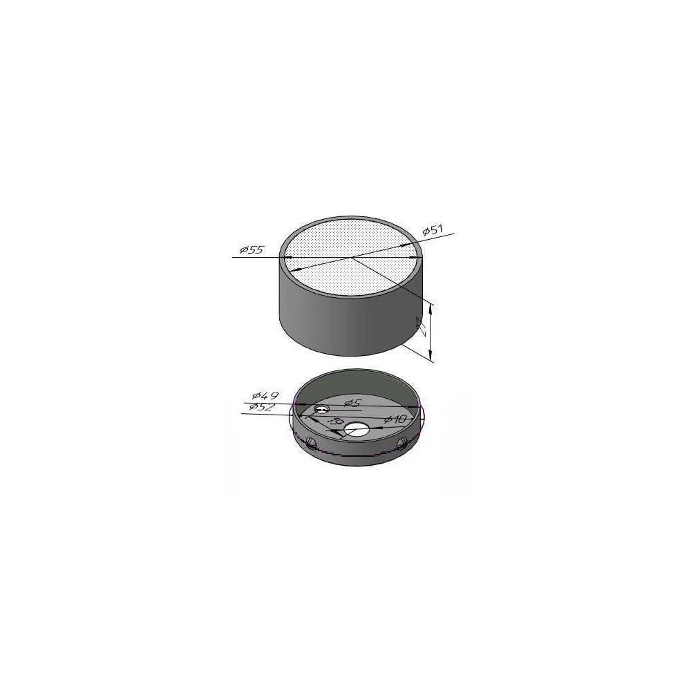 СК 50-4AH накладной WH 220V 4000K - Viokon.com