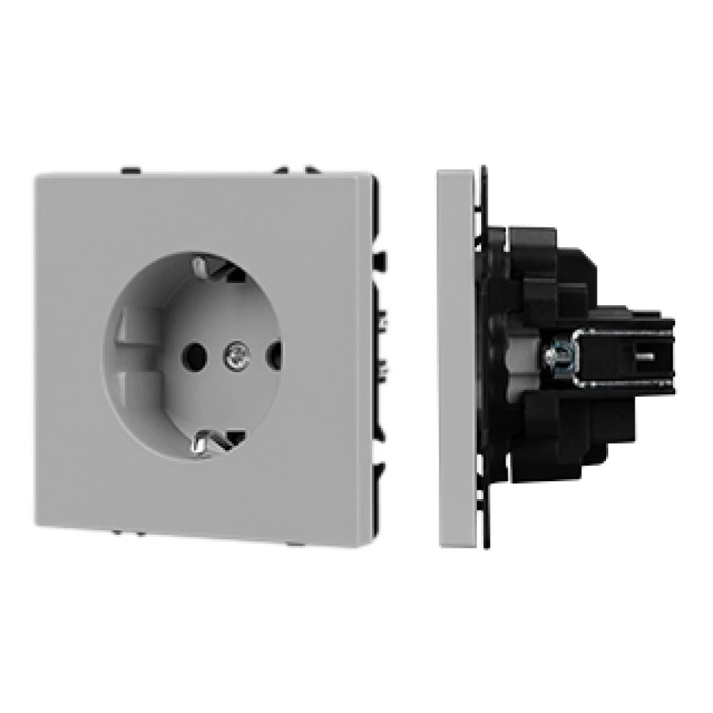 Механизм электрической розетки SCT-NOBE-MEU1-SFPL-IS (230V, 16A) (Arlight, Никель) 059453 - Viokon.com