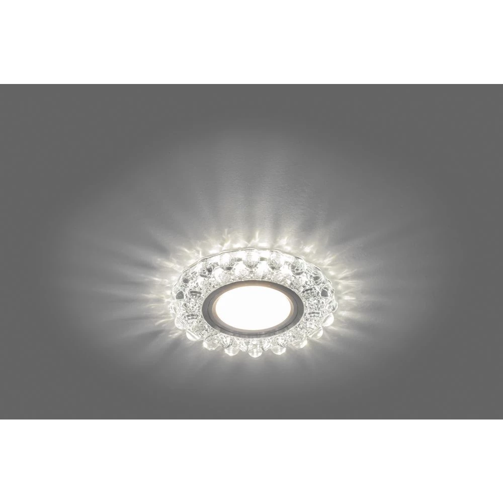 Светильник встраиваемый с белой LED подсветкой Feron CD909 потолочный MR16 G5.3 прозрачный (28892) - Viokon.com