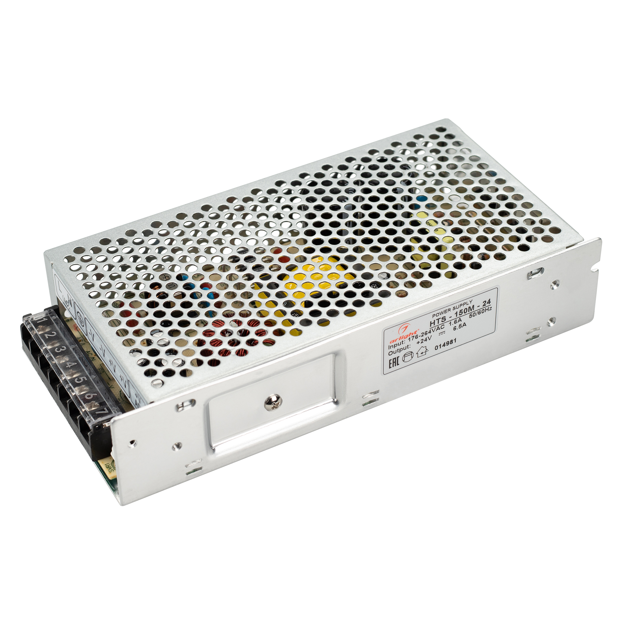 Блок питания HTS-150M-24 (24V, 6.5A, 150W) (Arlight, IP20 Сетка, 3 года) 014981 - Viokon.com