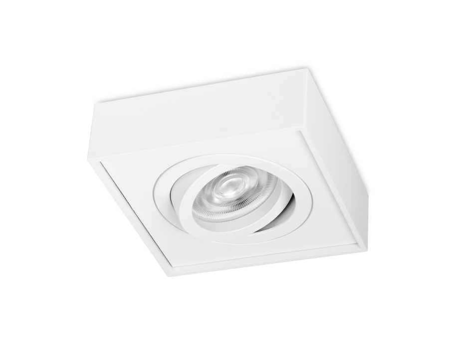 Точечный поворотный светильник MR16 TN154 WH белый GU5.3 96*96*50 - Viokon.com
