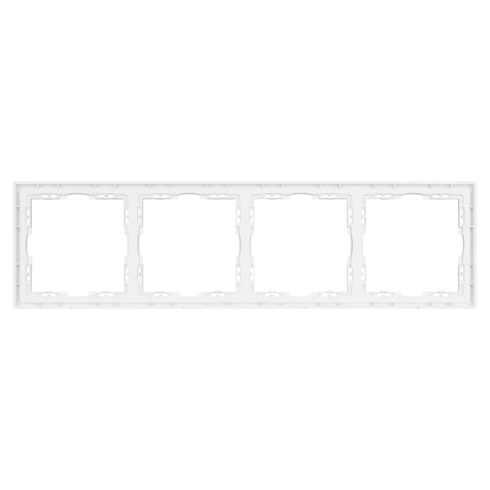 Рамка пластиковая FRM-NOBE-SFPL-4-WH (Arlight, Белый кварц) 054223 - Viokon.com