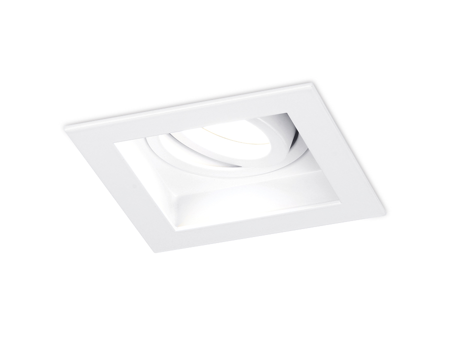 Точечный поворотный светильник MR16 TN180 WH белый GU5.3 100*100*40 - Viokon.com