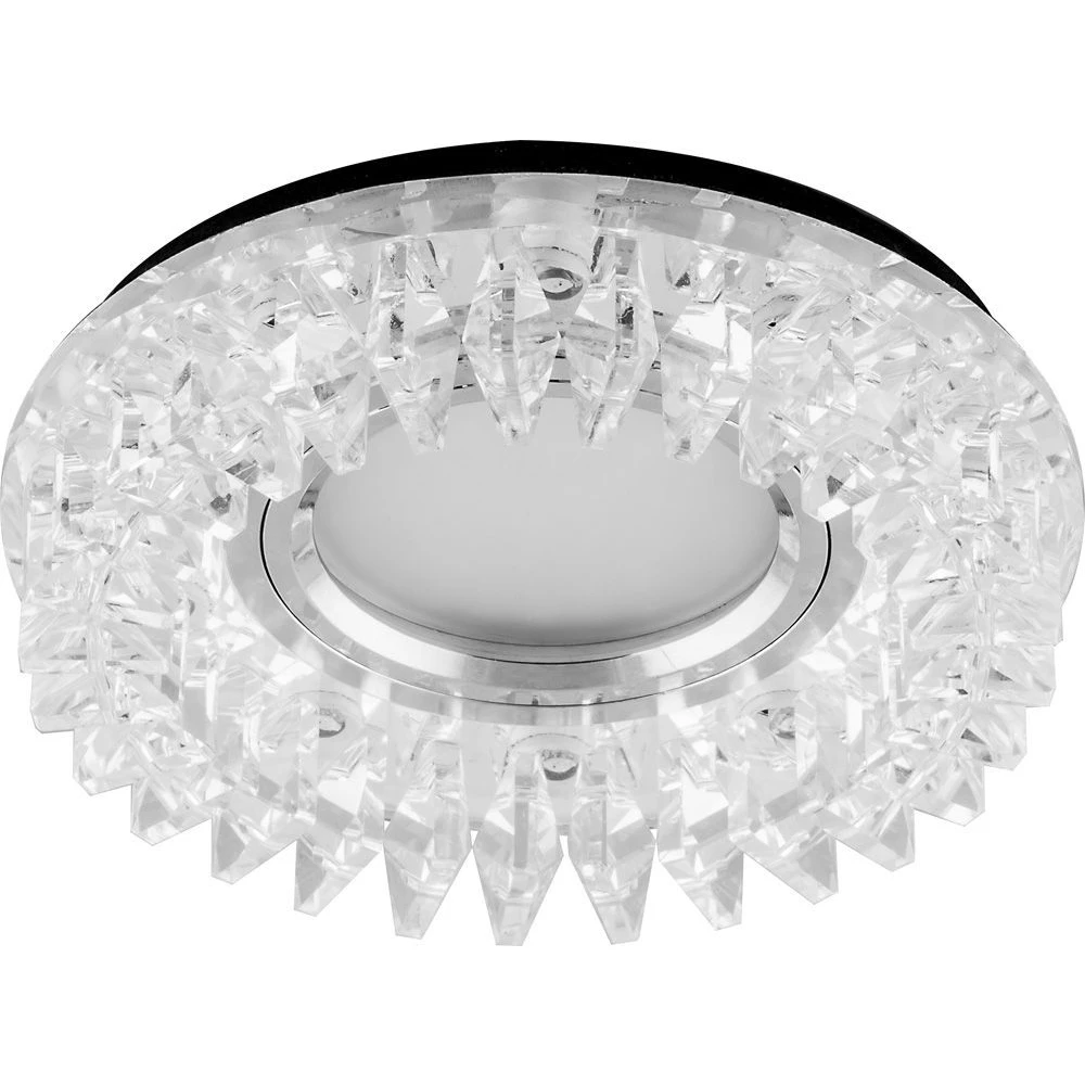 Светильник встраиваемый с белой LED подсветкой Feron CD2540 потолочный MR16 G5.3 прозрачный (27966) - Viokon.com