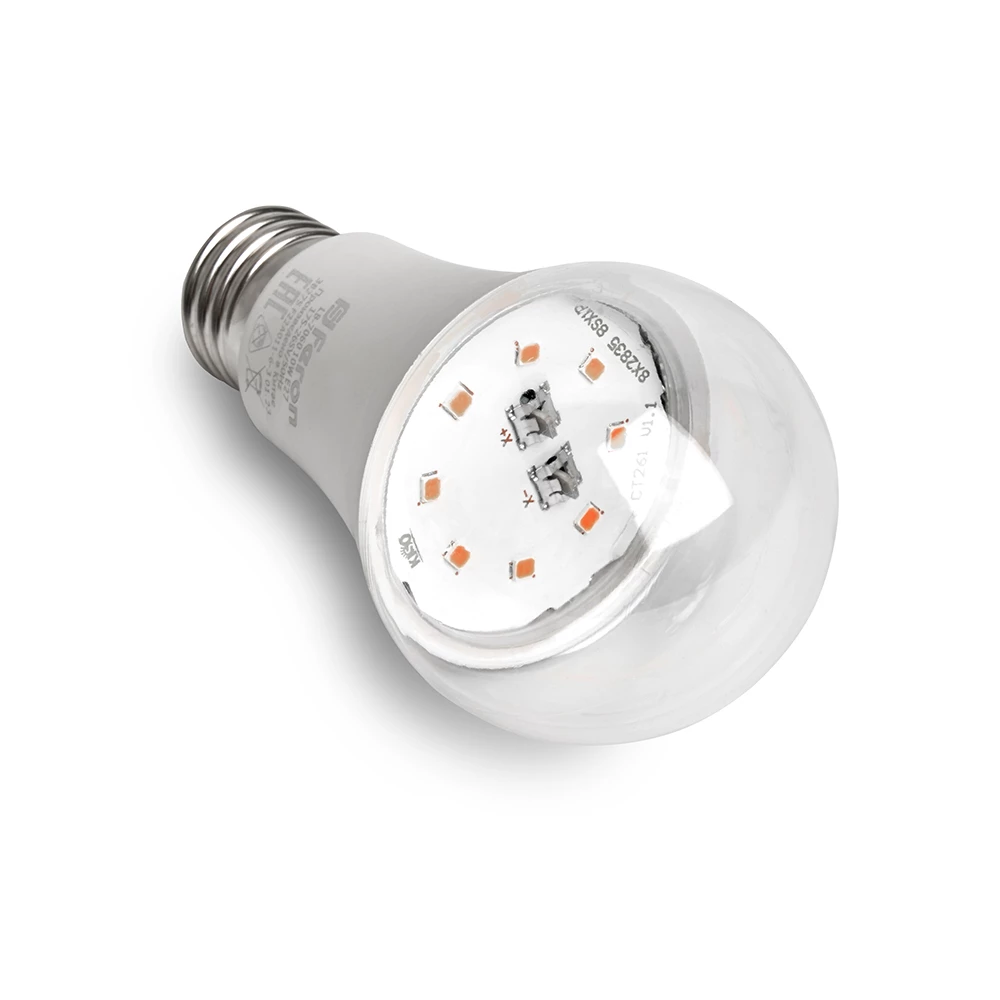 Лампа светодиодная для растений А60 Feron LB-7060 E27 10W 175-265V красно-синий спектр (38275) - Viokon.com