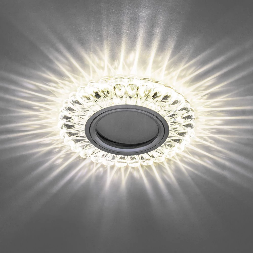 Светильник встраиваемый с белой LED подсветкой Feron CD902 потолочный MR16 G5.3 белый (28845) - Viokon.com