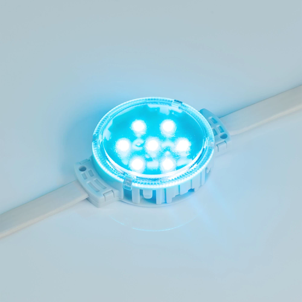 Модуль управляемый SPI-F7-D50 24V RGB-RAM-Auto (1.25W, IP68, 120 deg) (Arlight, Пластик, 3 года) 036826 - Viokon.com