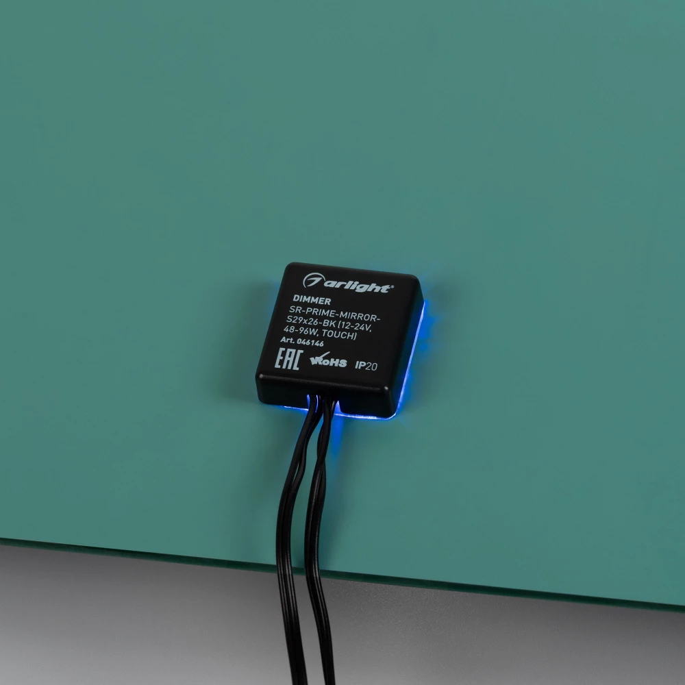 Диммер SR-PRIME-MIRROR-S29x26-BK (12-24V, 48-96W, TOUCH) (Arlight, IP20 Пластик, 2 года) 046146 - Viokon.com