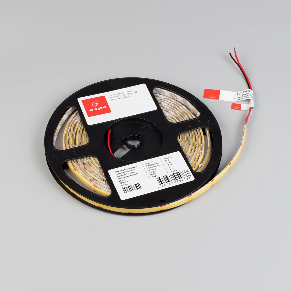 Лента герметичная COB-SE-X544-8mm 24V Day4000 (11 W/m, IP65, 5m) (Arlight, -) 062810 - Viokon.com