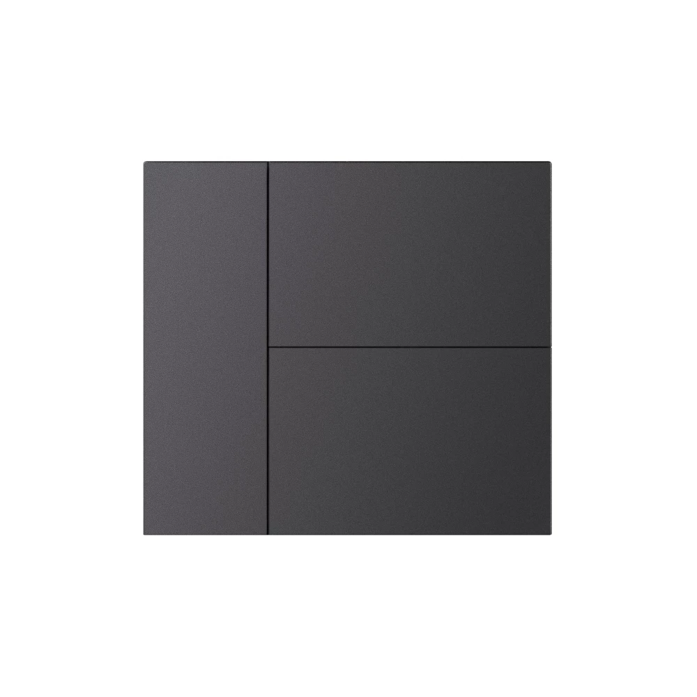 INTELLIGENT ARLIGHT Накладка панели KNX-23-3G-SUF Dark Grey (Backlightless) (IARL, IP20 Металл, 2 года) 052877 - Viokon.com