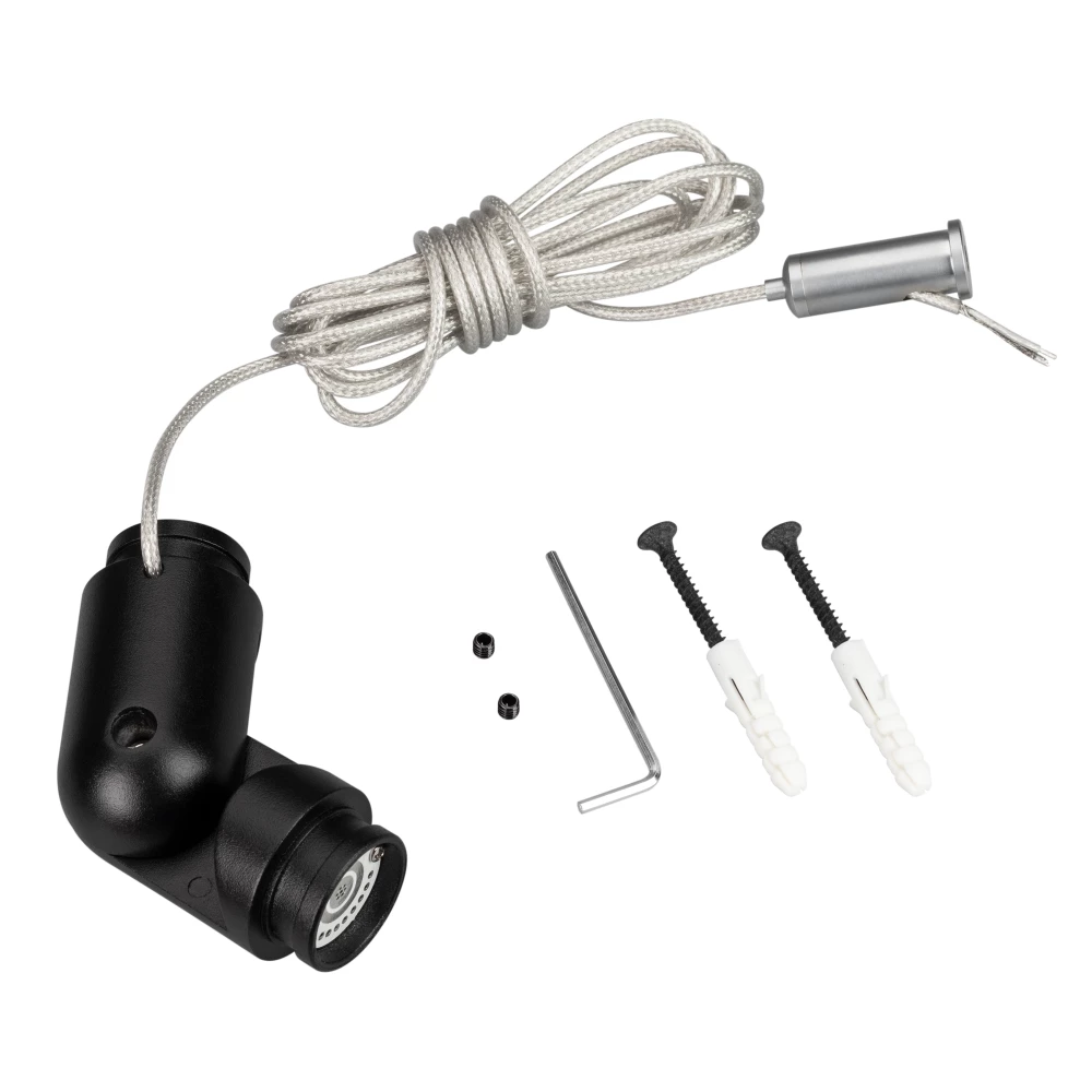 Коннектор поворотный MAG-FLEX-CON-POWER-TURN-KIT (BK) (Arlight, IP20 Металл, 3 года) 034058 - Viokon.com