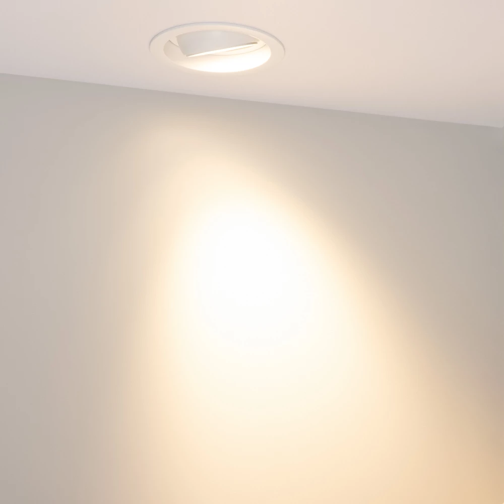 Светильник MS-VORTEX-BUILT-R110-20W Warm3000 (WH-WH, 40 deg, 230V) (Arlight, IP20 Металл, 5 лет) 056566 - Viokon.com