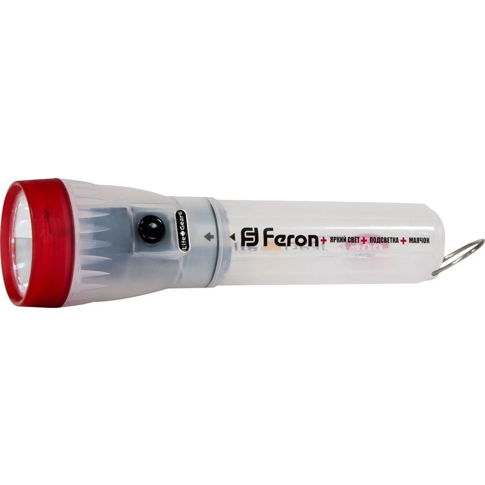 Фонарь 2 Leds красный 3*AA, TL023 (12924) - Viokon.com