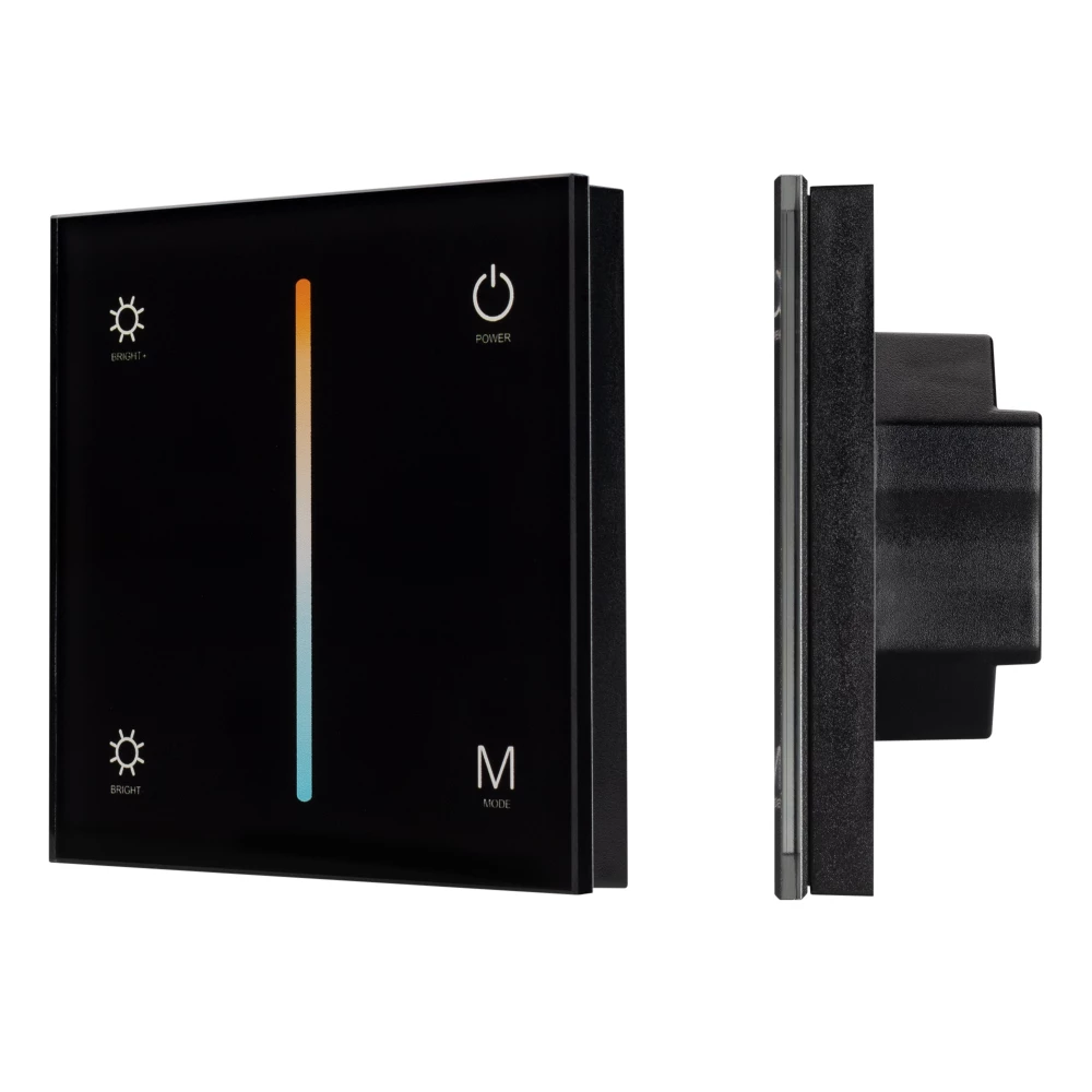 Панель SMART-P21-MIX-G-IN Black (12-24V, 4x3A, Sens, 2.4G) (Arlight, IP20 Пластик, 5 лет) 033765 - Viokon.com