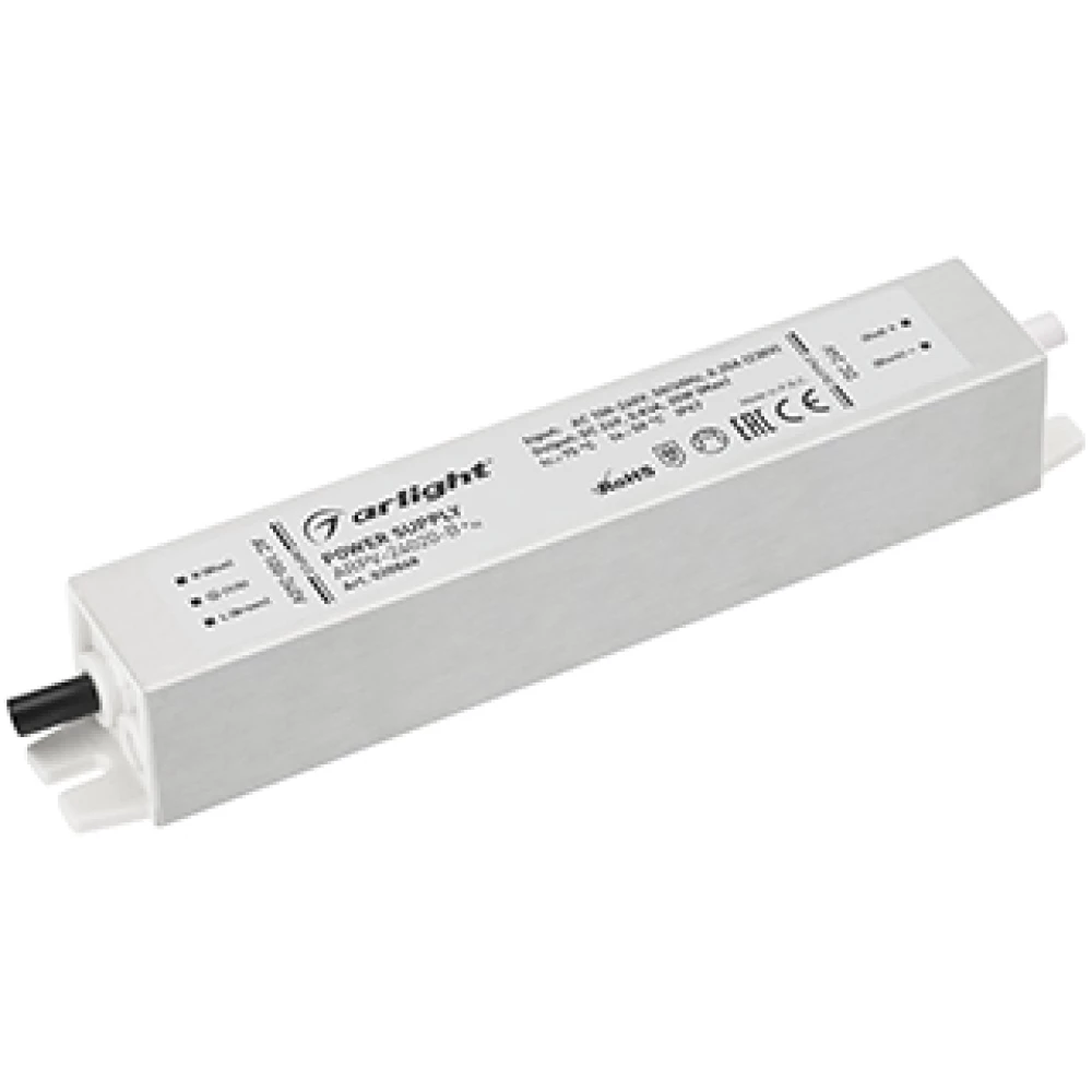 Блок питания ARPV-24020-B (24V, 0.8A, 20W) (Arlight, IP67 Металл, 3 года) 020848 - Viokon.com