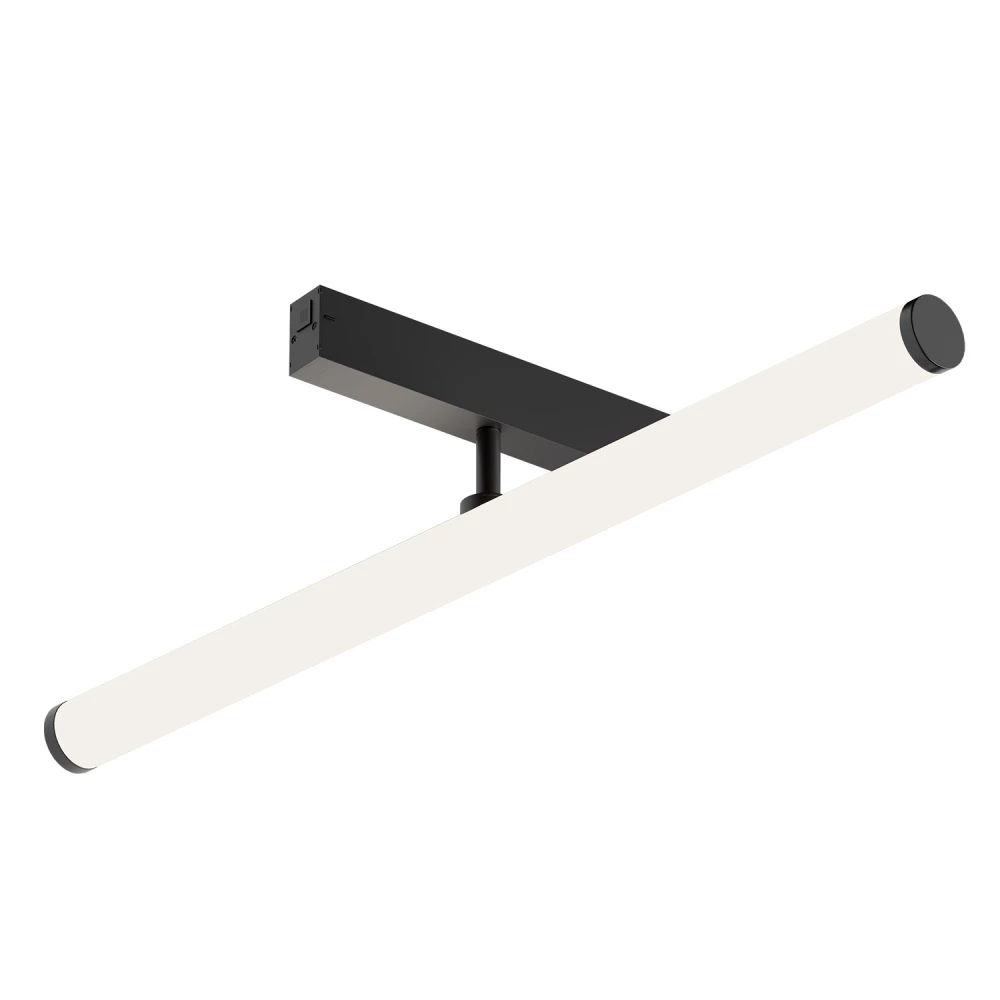DK8065-BK Рассеивающий матовый светильник SMART RAY 12W DIM 3000K-6000K черный акрил алюминий - Viokon.com
