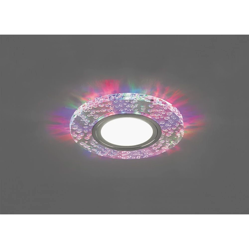 Светильник встраиваемый с белой LED подсветкой Feron CD953 потолочный MR16 G5.3, прозрачный (32539) - Viokon.com