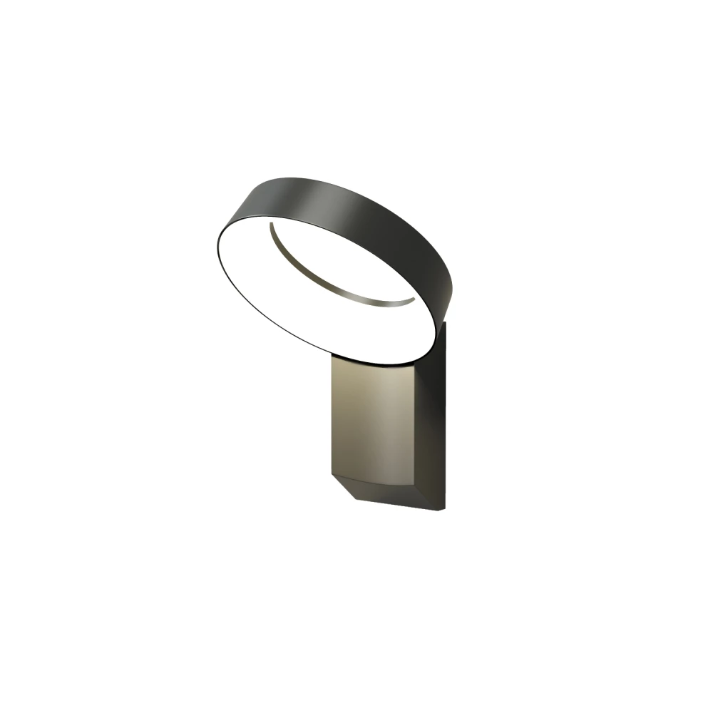 DK9712-BK Настенный светодиодный уличный светильник SANVIK IP65 12 Вт 3000К черный алюминий - Viokon.com