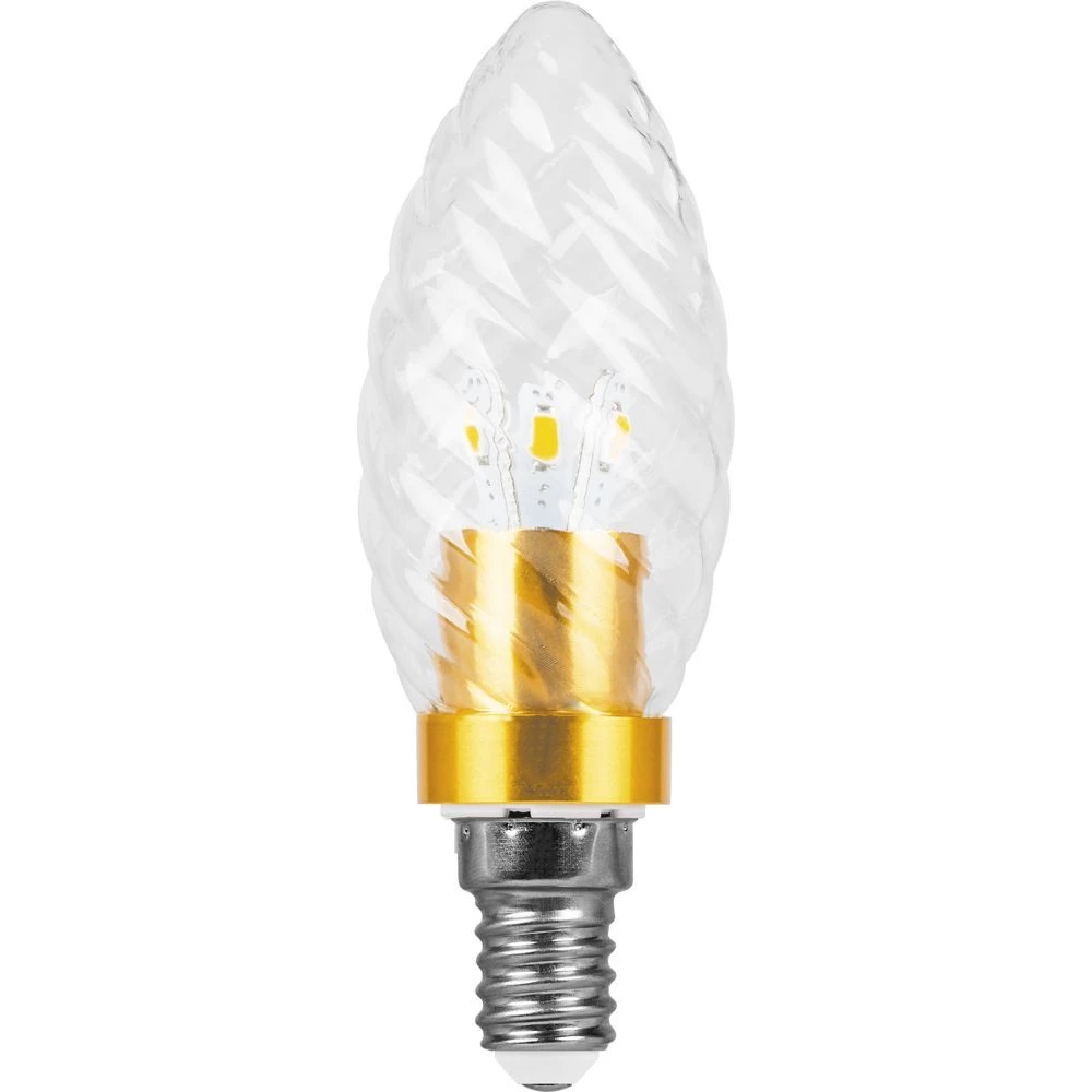 Лампа светодиодная Feron LB-77 Свеча E14 3,5W 4000К (25345) - Viokon.com