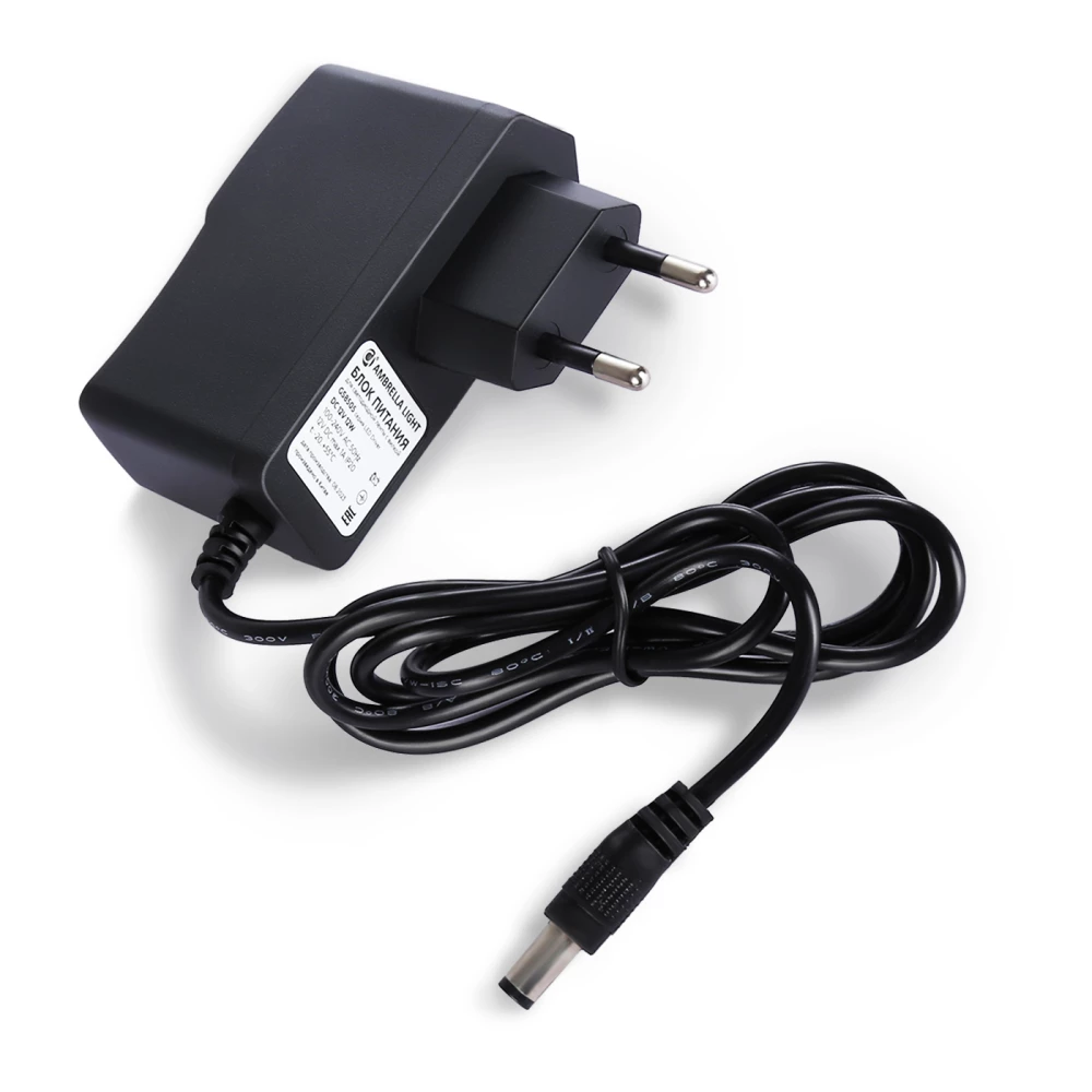 Блок питания (адаптер) для светодиодной ленты с вилкой 12V 12W 1A IP20 100-240V 75*27*68 GS8505 GS8505 блок питания 12V 12W 1A IP20 100-240V 75*27*68 - Viokon.com