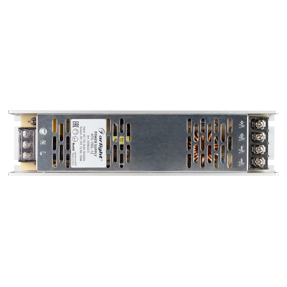 Блок питания HTS-150L-12 (12V, 12.5A, 150W) (Arlight, IP20 Сетка, 3 года) 020824(1) - Viokon.com