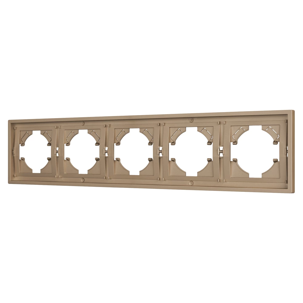 Рамка пластиковая FRM-TENDO-PL-5-GD (Arlight, Песочный) 053854 - Viokon.com