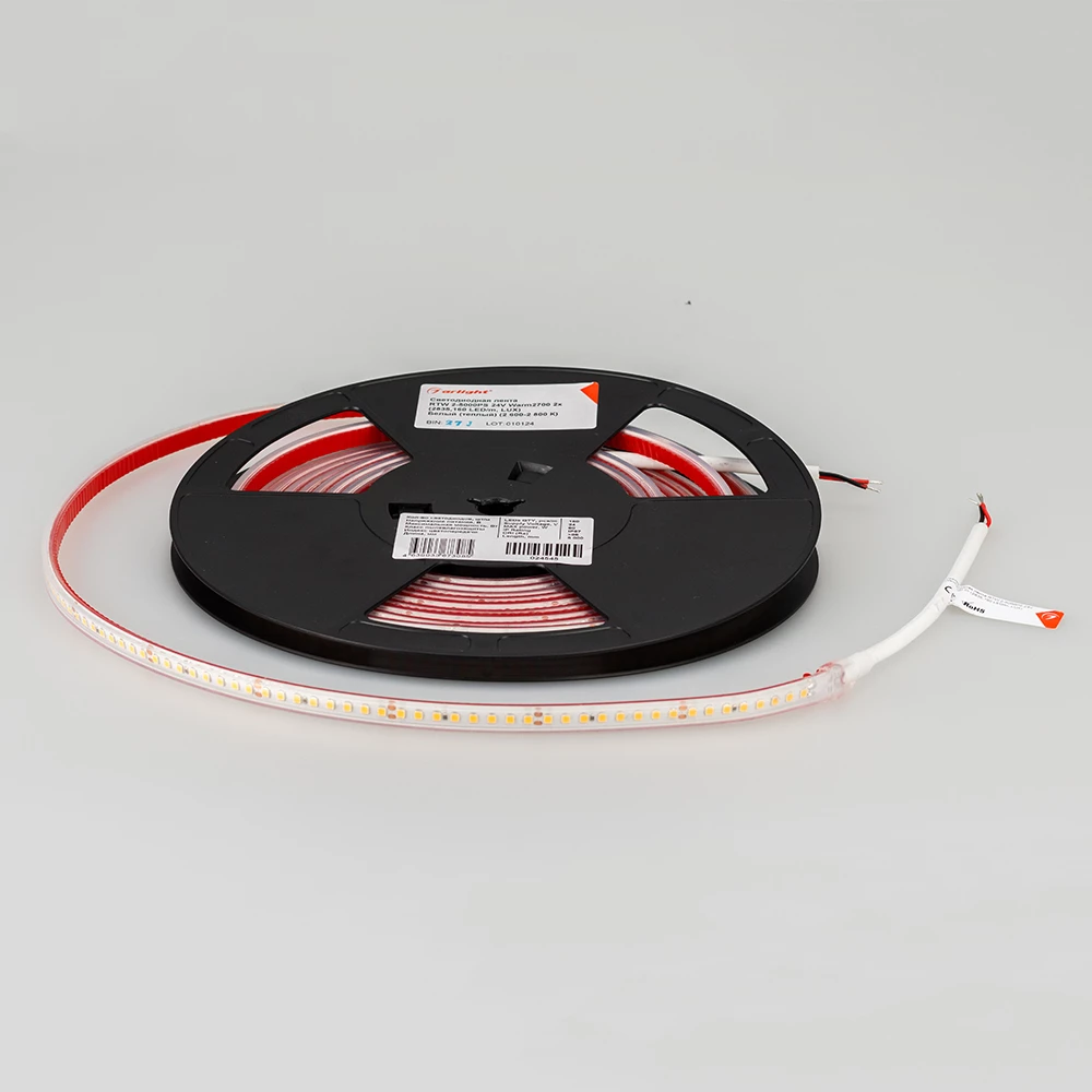 Лента герметичная RTW-PS-A160-10mm 24V Warm2700 (12 W/m, IP67, 2835, 5m) (Arlight, 12 Вт/м, IP67) 024545(2) - Viokon.com