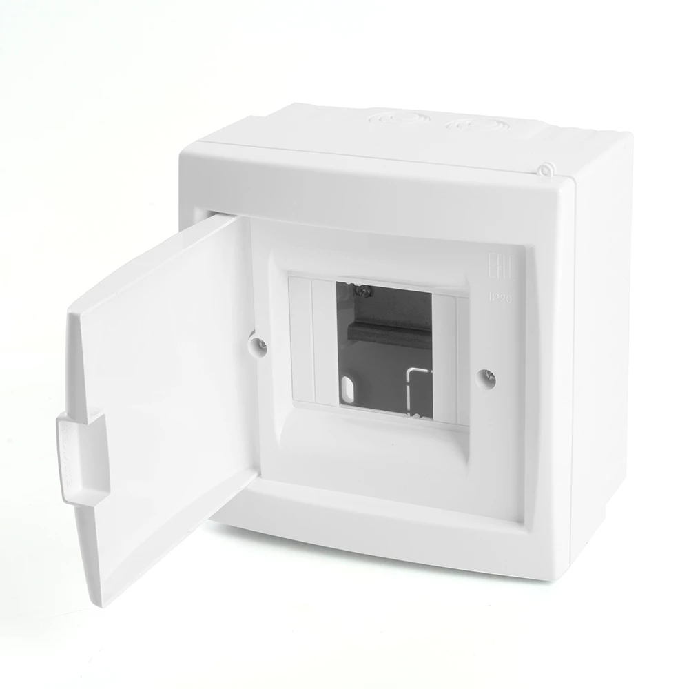 Бокс настенный STEKKER EBX50-3/04-20 4 модуля, белый, пластик, серия Standart (49641) - Viokon.com