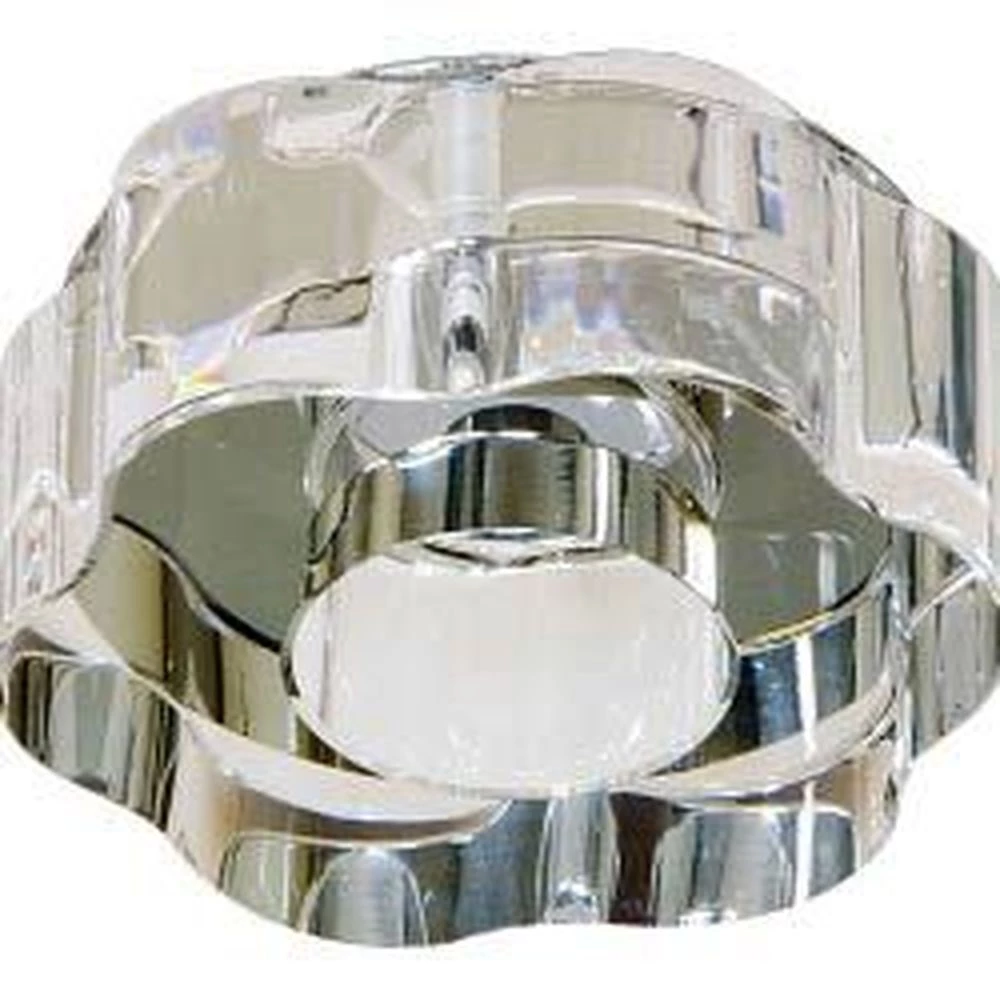 Светильник потолочный, JCDR G5.3 с прозрачным стеклом, с лампой, CD37B (18304) - Viokon.com