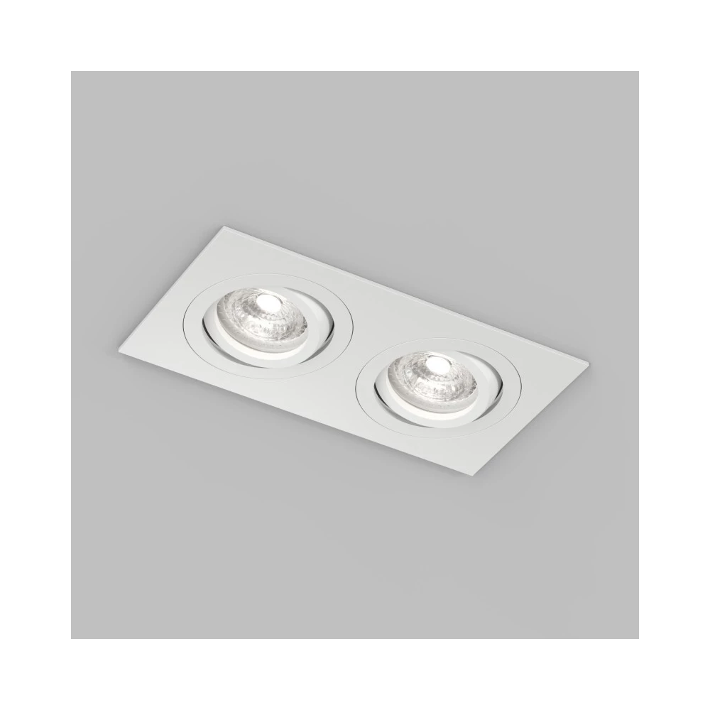 Встраиваемый влагозащищнный светильник HYDRO IP44 215 Вт LED макс GU10 алюминий белый - Viokon.com