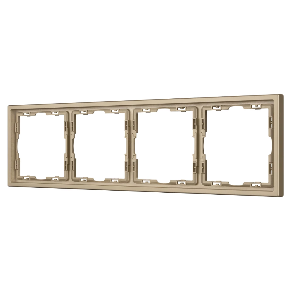 Рамка пластиковая FRM-NOBE-SFPL-4-GD (Arlight, Золотой песок) 054225 - Viokon.com