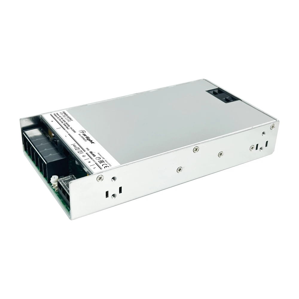 Блок питания HTS-750-12-PFC (12V, 63A, 750W) (Arlight, IP20 Сетка, 3 года) 010983(1) - Viokon.com
